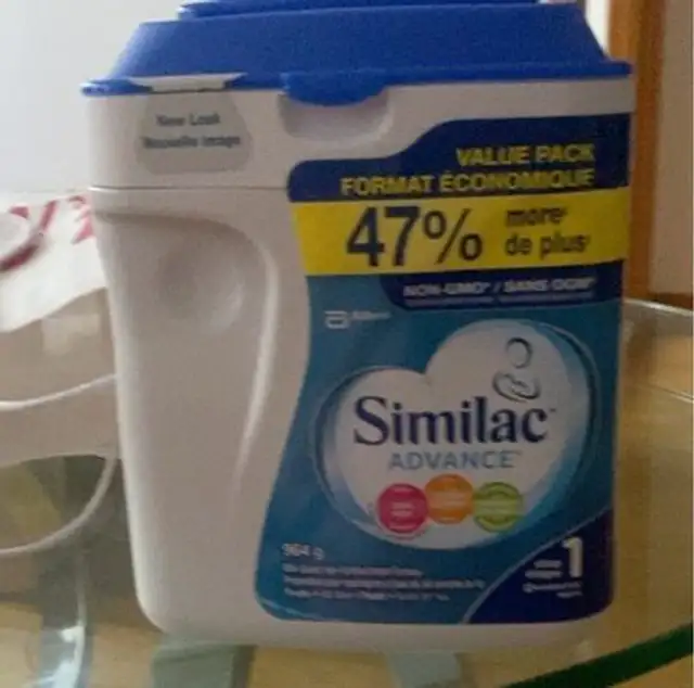 Lait en poidre poure bébé