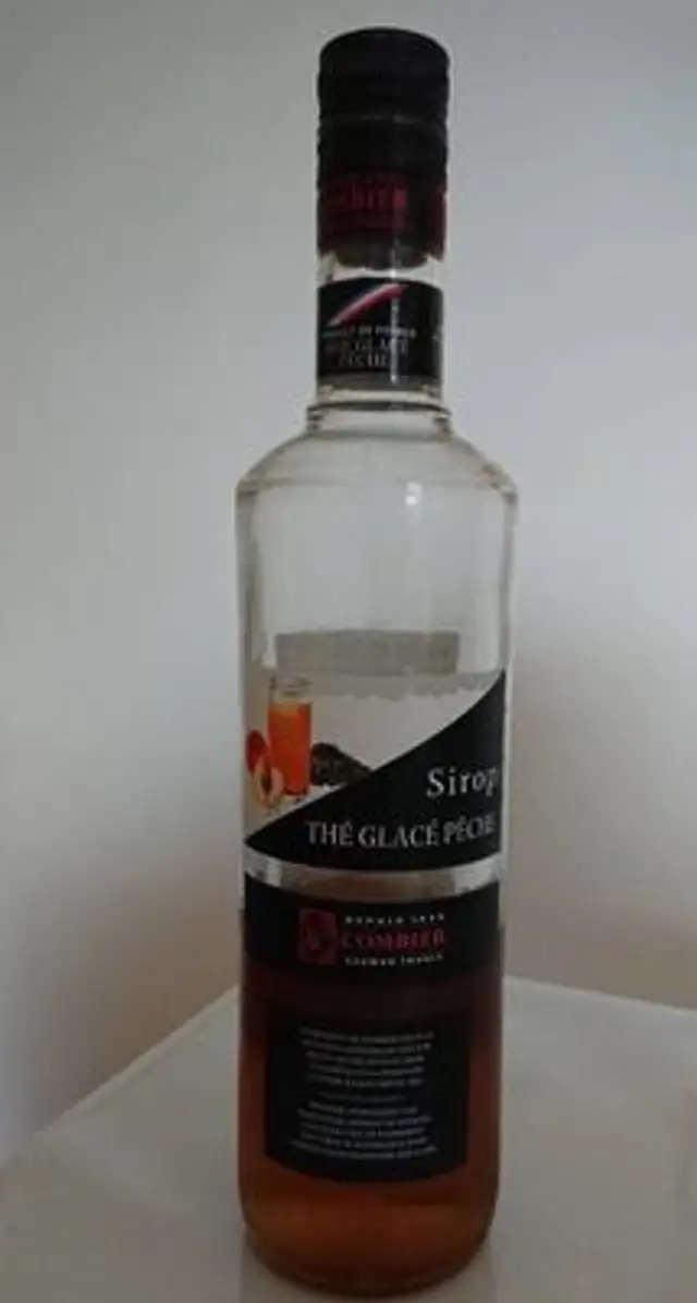 Sirop thé glacé pêche