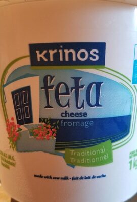 Fromage Feta cheese front packaging