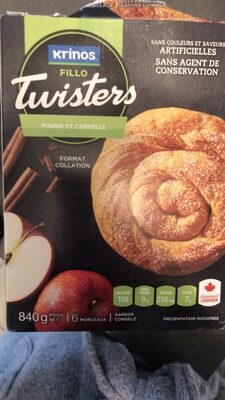 Twisters pomme cannelle