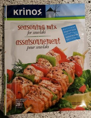 Seasoning mix for souvlaki