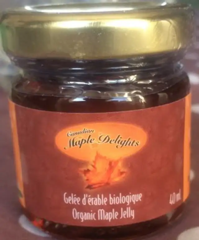 Gelée d'érable