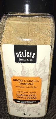 Sucre d'érable granulé