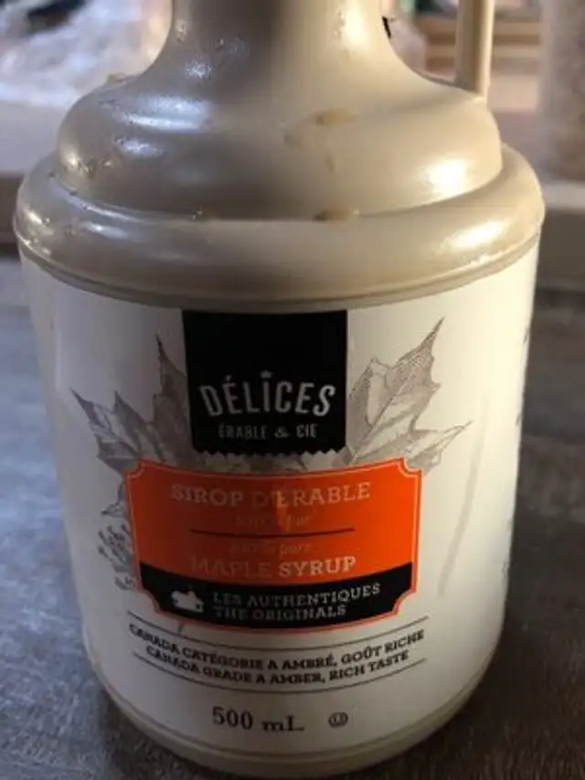 Sirop d'erable