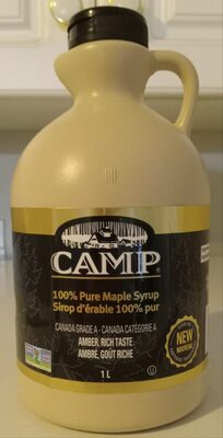 100% Pure Maple Syrup front packaging