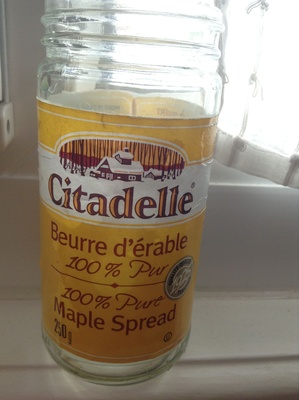 Beurre d'érable 100% pure Maple Spread