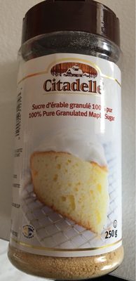 Sucre d'érable 100% pur granulés