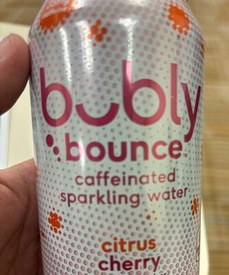 Citrus cherry caffeinated sparkling water