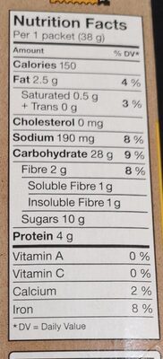 Instant Oatmeal Cookies 'N Creme