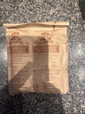 Instant Oatmeal Maple & Brown Sugar