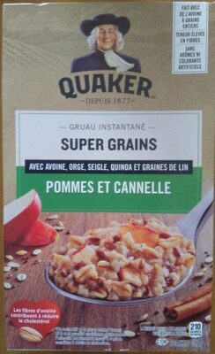 Super grains Pommes et Cannelle