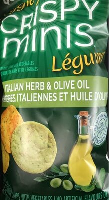 Italian Herb And Olive Oil Crispy Minis Veggie Chips