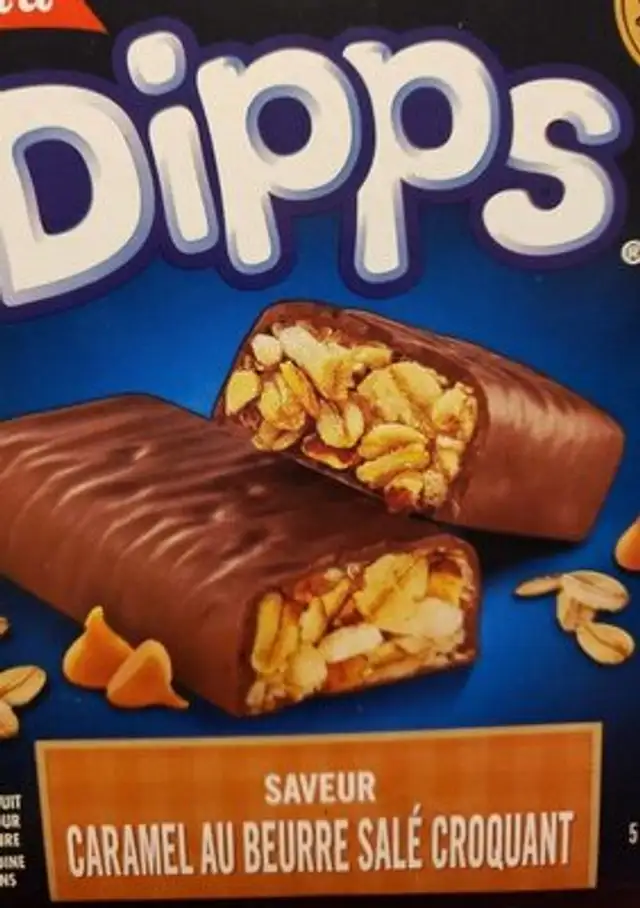Barre Dipps caramel au beurre salé croquant