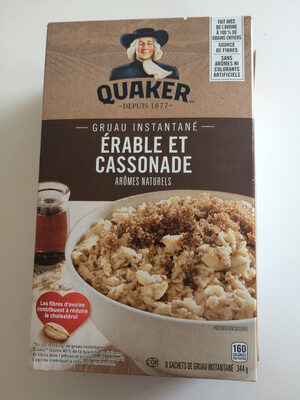 INSTANT OATMEAL MAPLE & BROWN SUGAR
