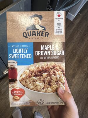 Instant Oatmeal Maple & Brown Sugar