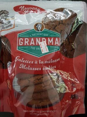 Galette à la mélasse front packaging