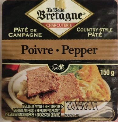 Pepper Coutrystyle Pate