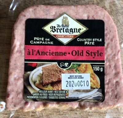 Pate de campagne á l’ancienne front packaging