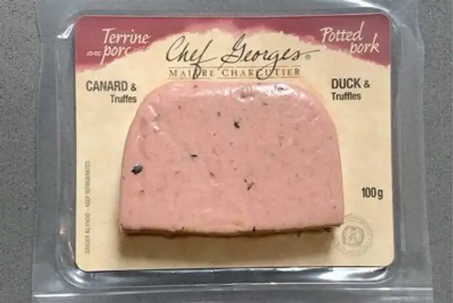 Terrine Glacée Avec Porc Canard Et Truffes