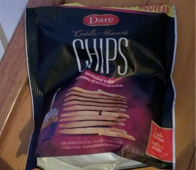 Gateau d’anniversaire chips