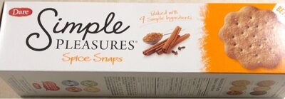 Simple Pleasures Spice Snaps