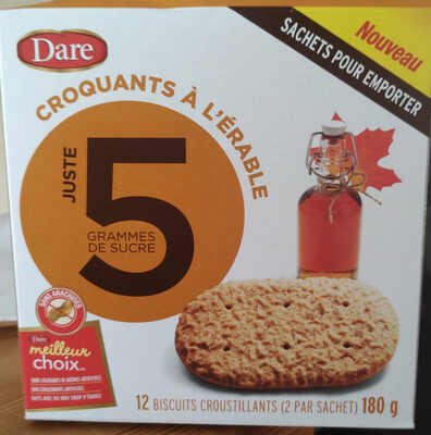 Dare croquants à l'érable