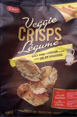 Salt and Vinegar Flavour Veggie Crisps - DVE