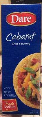 Crisp & buttery cabaret crackers
