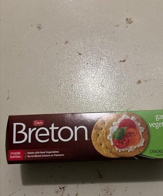 garden vegetable crackers