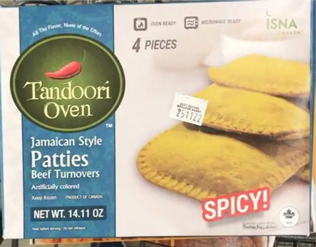 Jamaican Style Patties Beef Turnovers