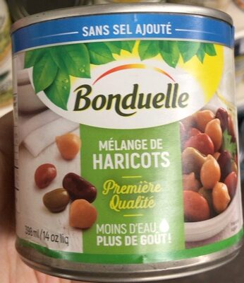 Melange de haricots front packaging