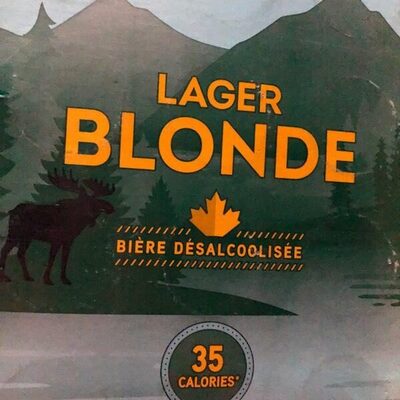 Bière Lager blonde sans alcool