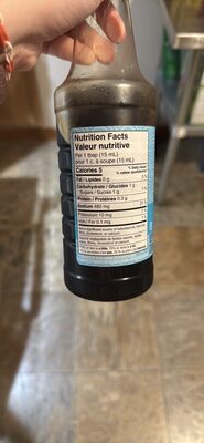 SOYA SAUCE nutrition facts table