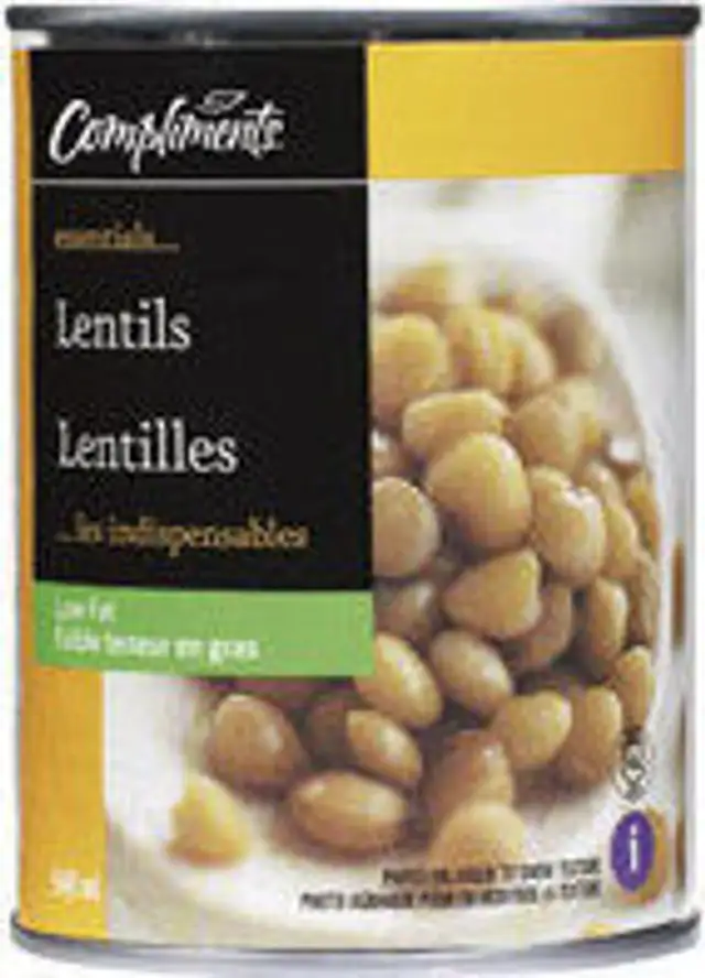 Lentilles front packaging