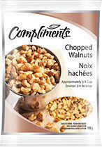 Chopped walnuts front packaging