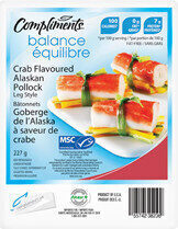 Balance crab flavoured alaskan pollock