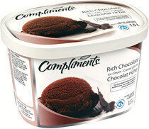 Rich chocolate ice cream