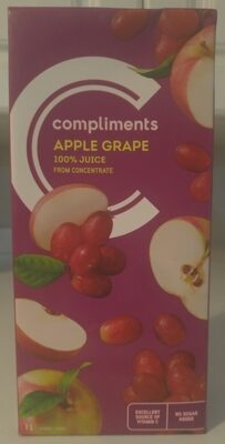 100% Apple Grape Juice from Concentrate