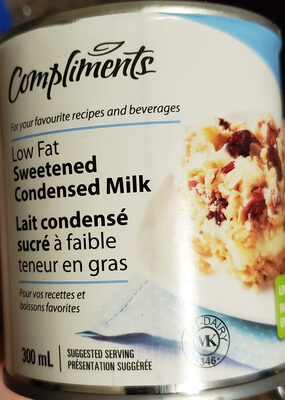 low fat sweetened condensed milk