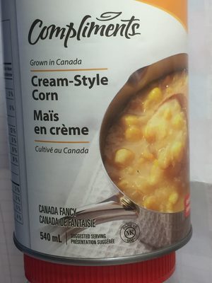 Maïs en crème
