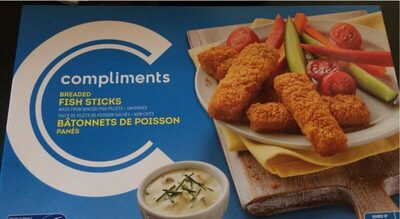 Breaded fish sticks