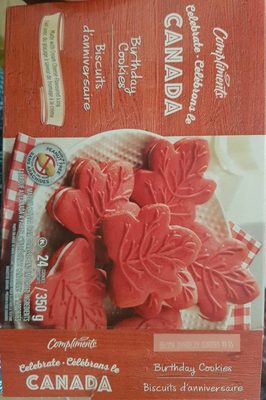 Biscuits D'anniversaire Célébrons Le Canada