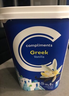 Greek yogurt m f vanilla