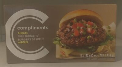 Angus Beef Burgers front packaging