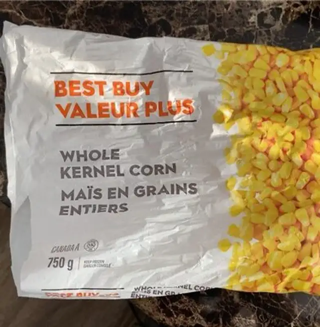 Mais en grain entier