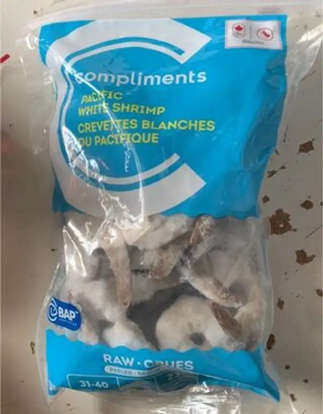 Pacific white shrimp