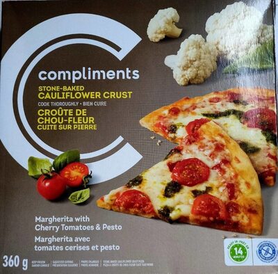 Compliments stone baked cauliflower crust