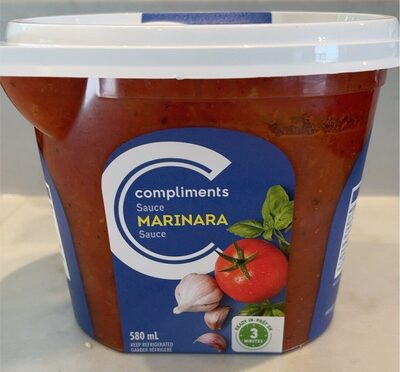 Marinara Sauce front packaging