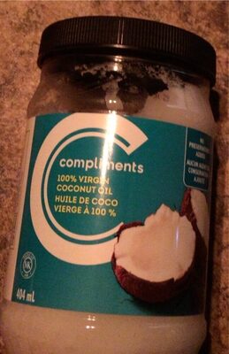 Huile de coco vierge à 100%