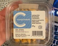 Unsalted Roasted Cashews